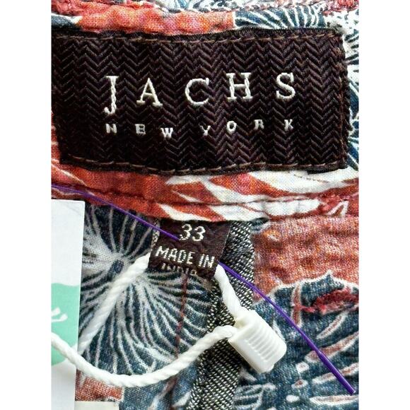 NWT Jachs Island Seersucker Bleeker Fit 9” Short Cotton Summer Floral Print - Picture 6 of 7